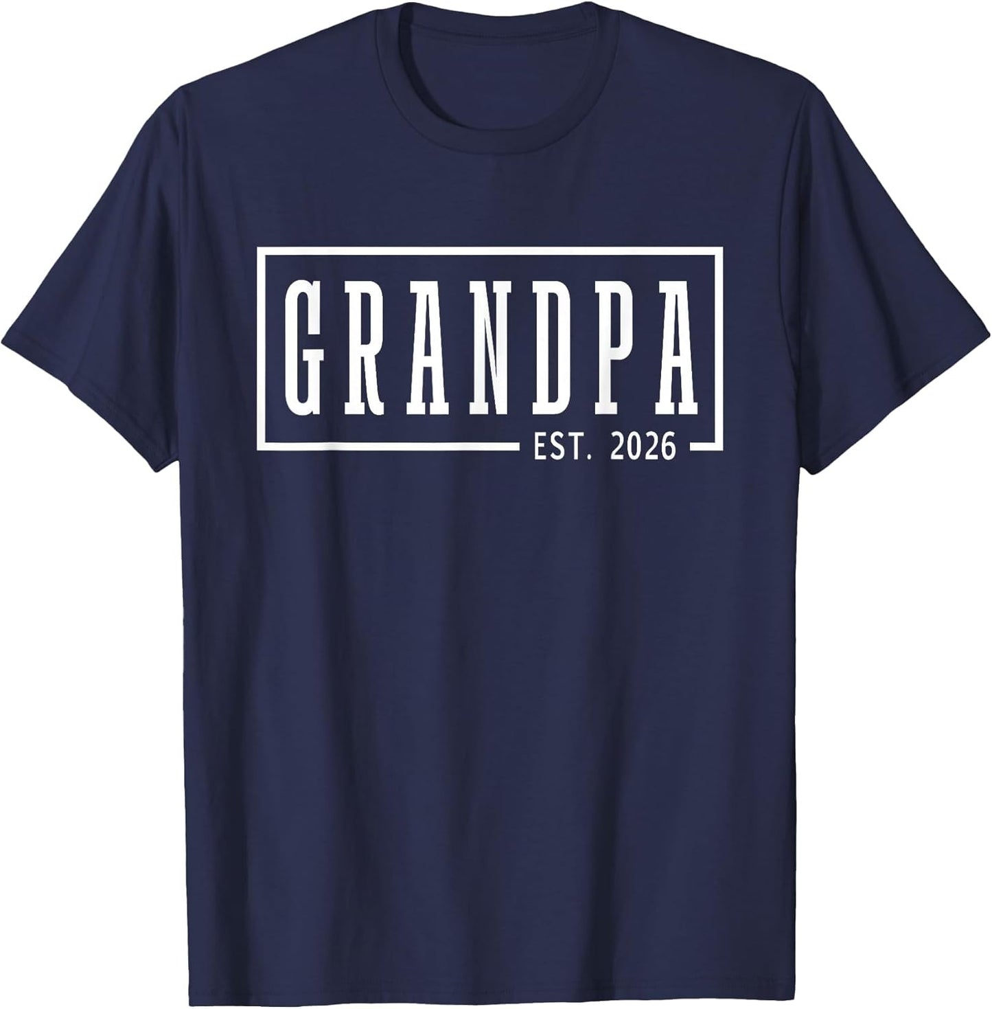 Grandpa Est 2026 Sleek Framed Design