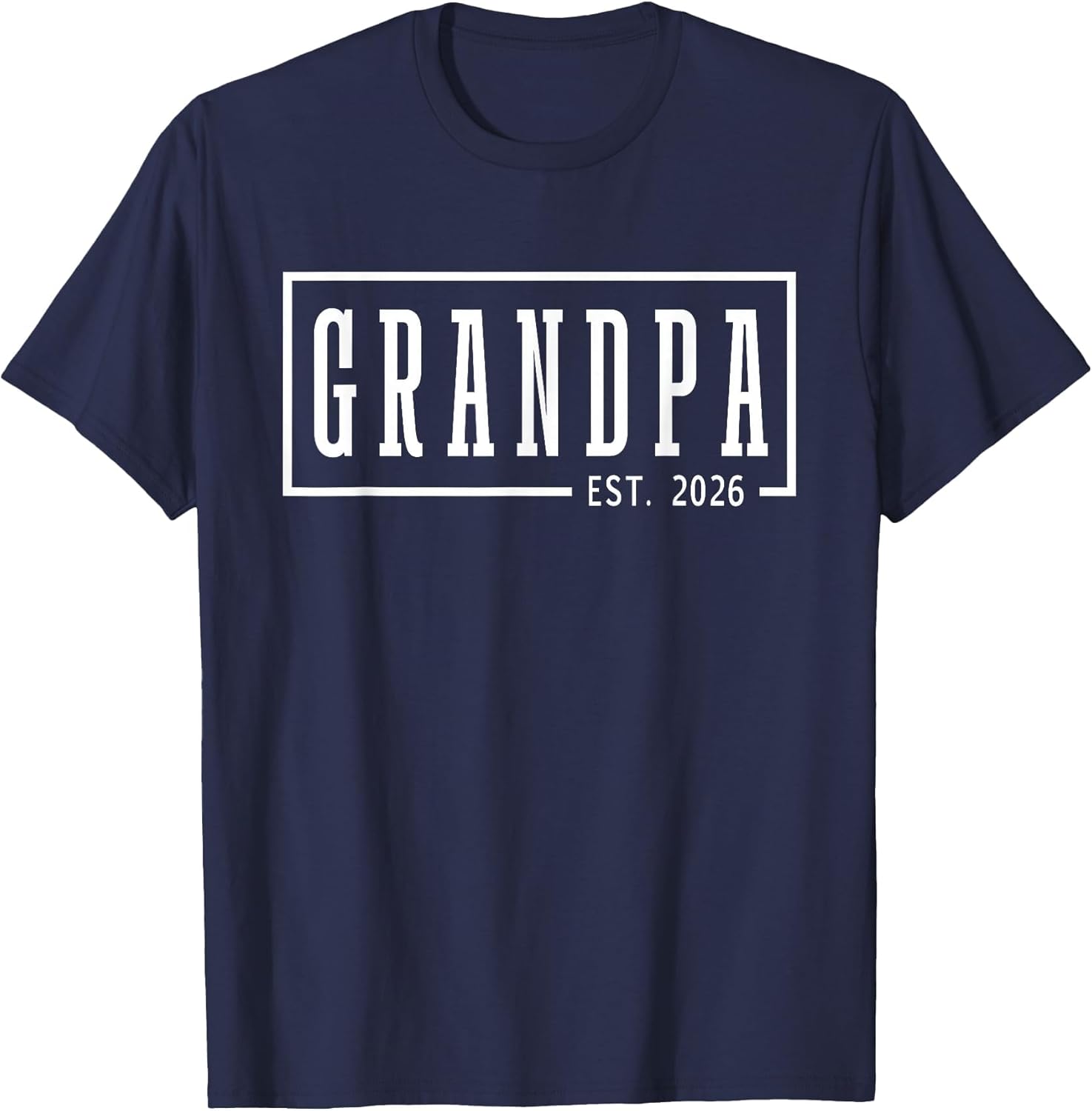 Grandpa Est 2026 Sleek Framed Design