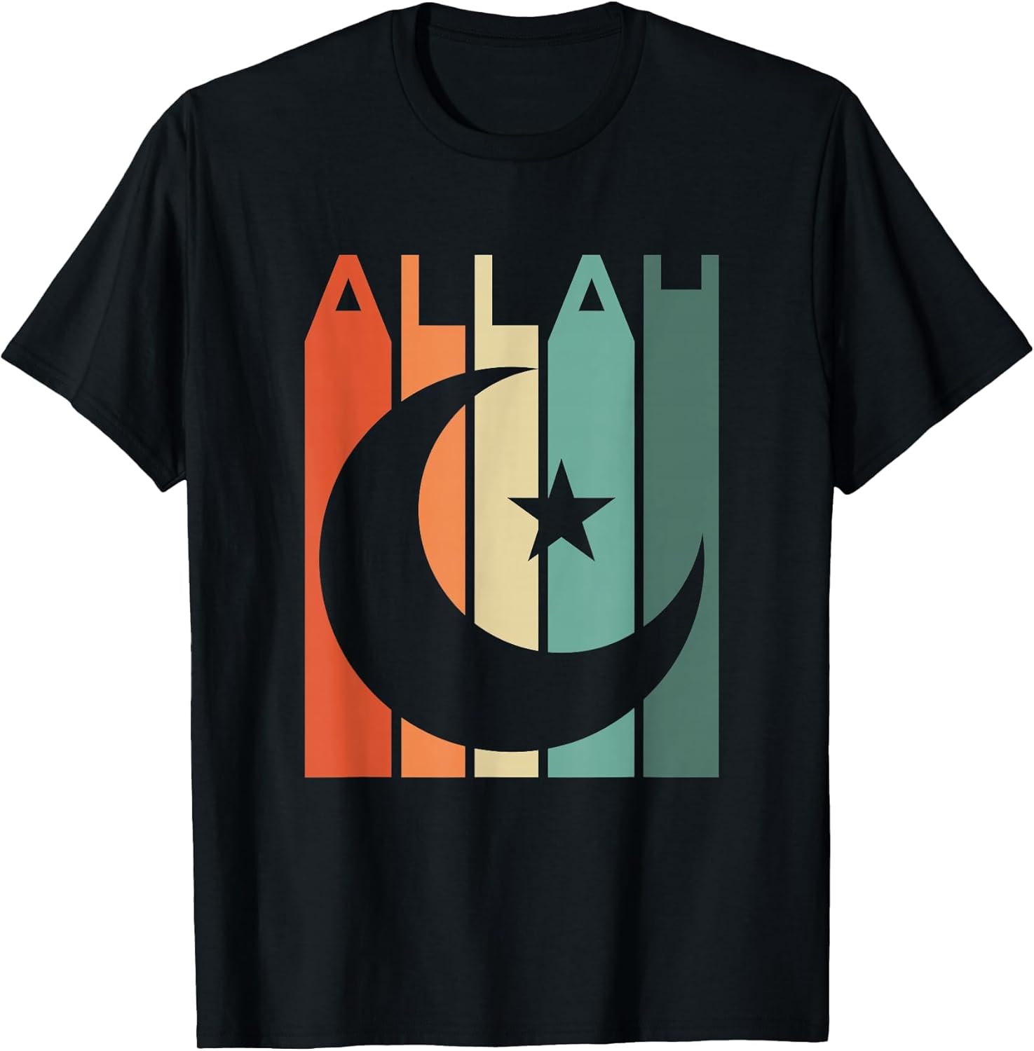 Allah Retro Islam Muslim Nation Ramadan Arabic Retro
