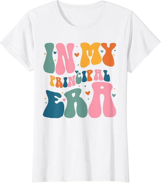 in My Principal Era Funny Groovy Color