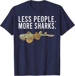 Less People More Sharks Tasselled Wobbegong Funny Introvert
