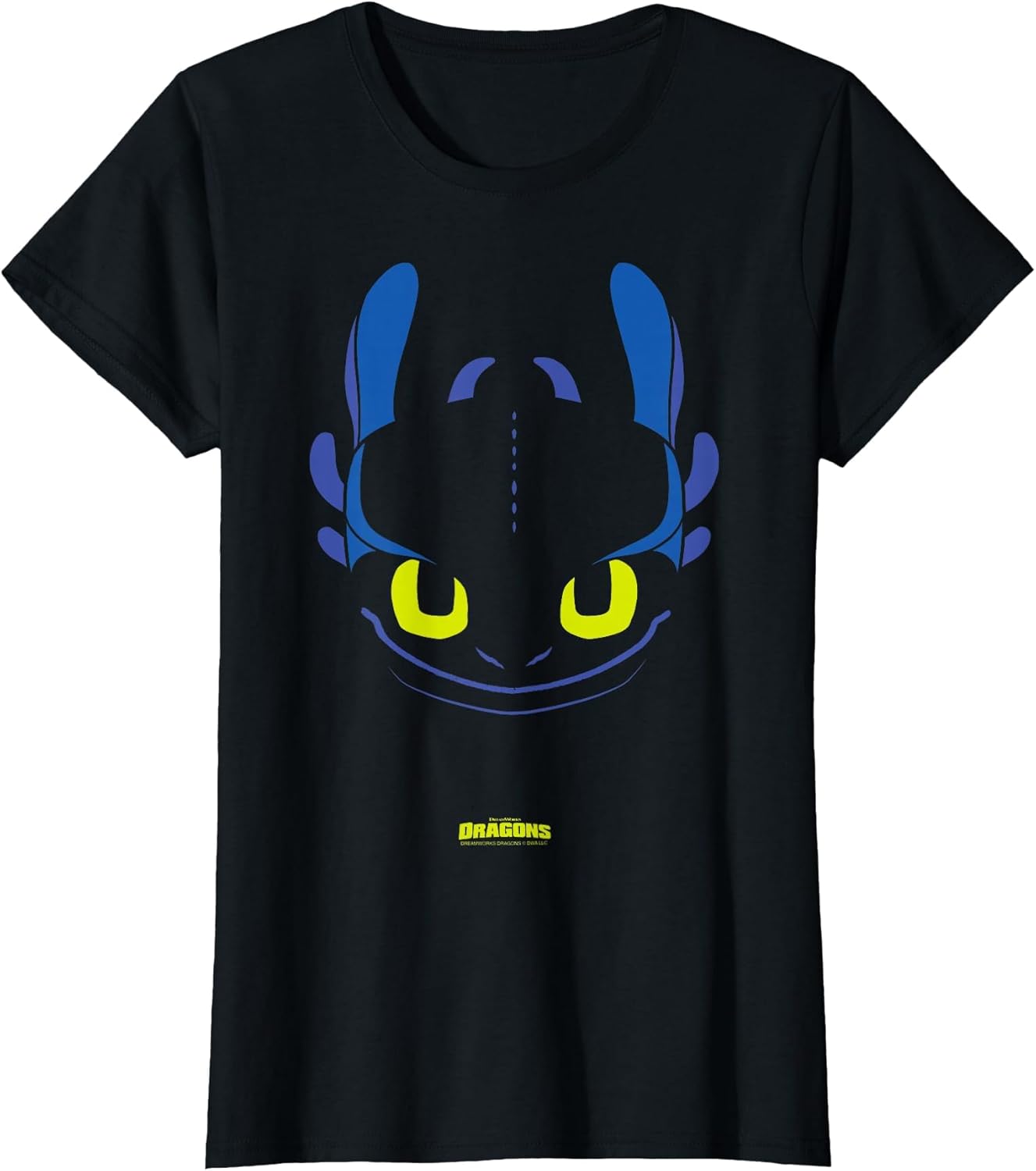 DreamWorks Dragons Toothless Night Fury Big Face Costume