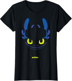 DreamWorks Dragons Toothless Night Fury Big Face Costume