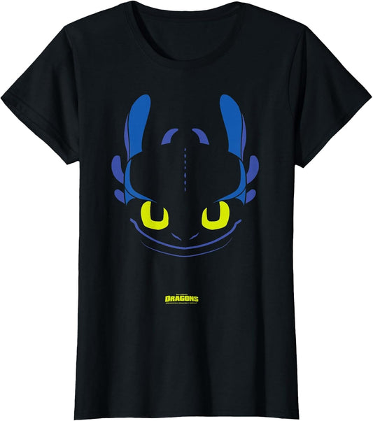 DreamWorks Dragons Toothless Night Fury Big Face Costume