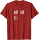 14 Years Done 14th Birthday Old Funny Tally Marks Counting