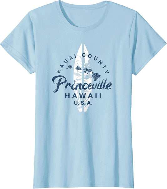 Princeville Kauai Hawaiian Surfing Vintage Hawaii