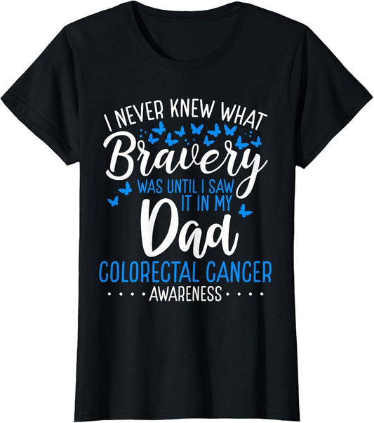 Colorectal Cancer Awareness Dad Fathers Day Warrior Survivor