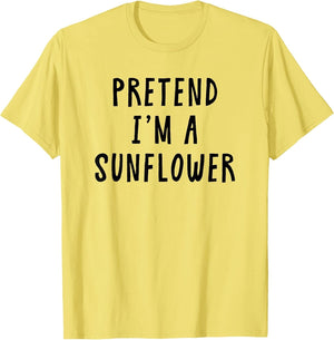 Pretend Im A Sunflower Costume Women Kids Halloween Costume