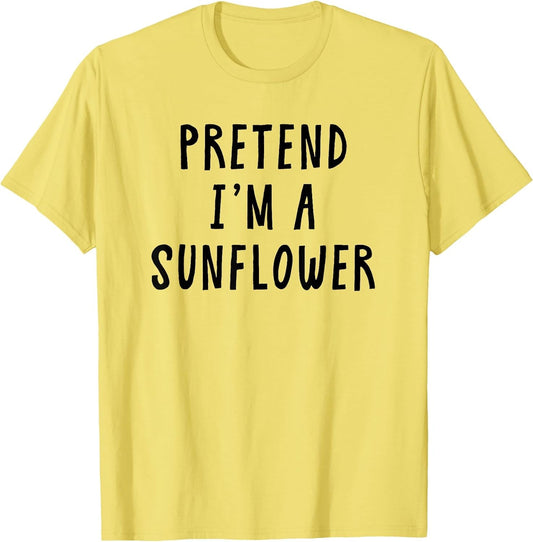Pretend Im A Sunflower Costume Women Kids Halloween Costume