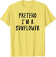 Pretend Im A Sunflower Costume Women Kids Halloween Costume