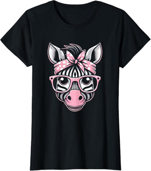 Zebra Pink Bandana Glasses