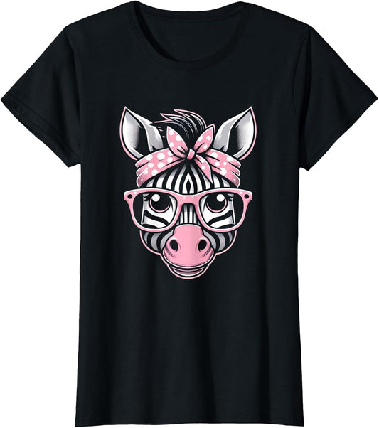 Zebra Pink Bandana Glasses