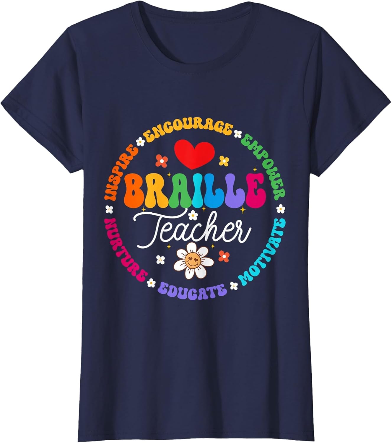 Braille Teacher Instructor Language Appreciation Back School