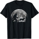 Bigfoot Walking a Dog Funny Great Dane Lovers Moon Halloween