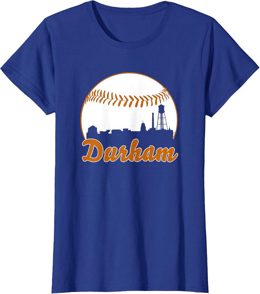Durham Baseball Skyline North Carolina