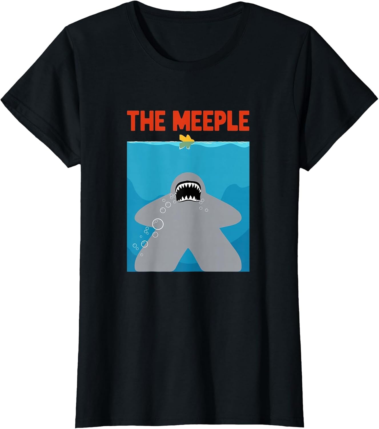 The Meeple,Board Game Geeks,Movie Lovers,Funny Meeple Shark