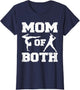 Mom of Both Funny Baseball Gymnastics Mom