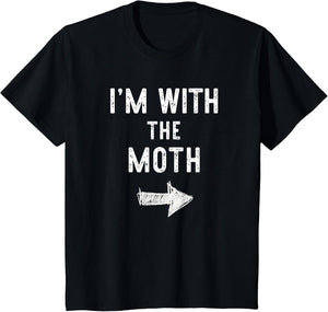I'm with The Moth Costume Halloween Matching Couple