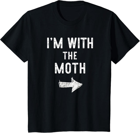 I'm with The Moth Costume Halloween Matching Couple