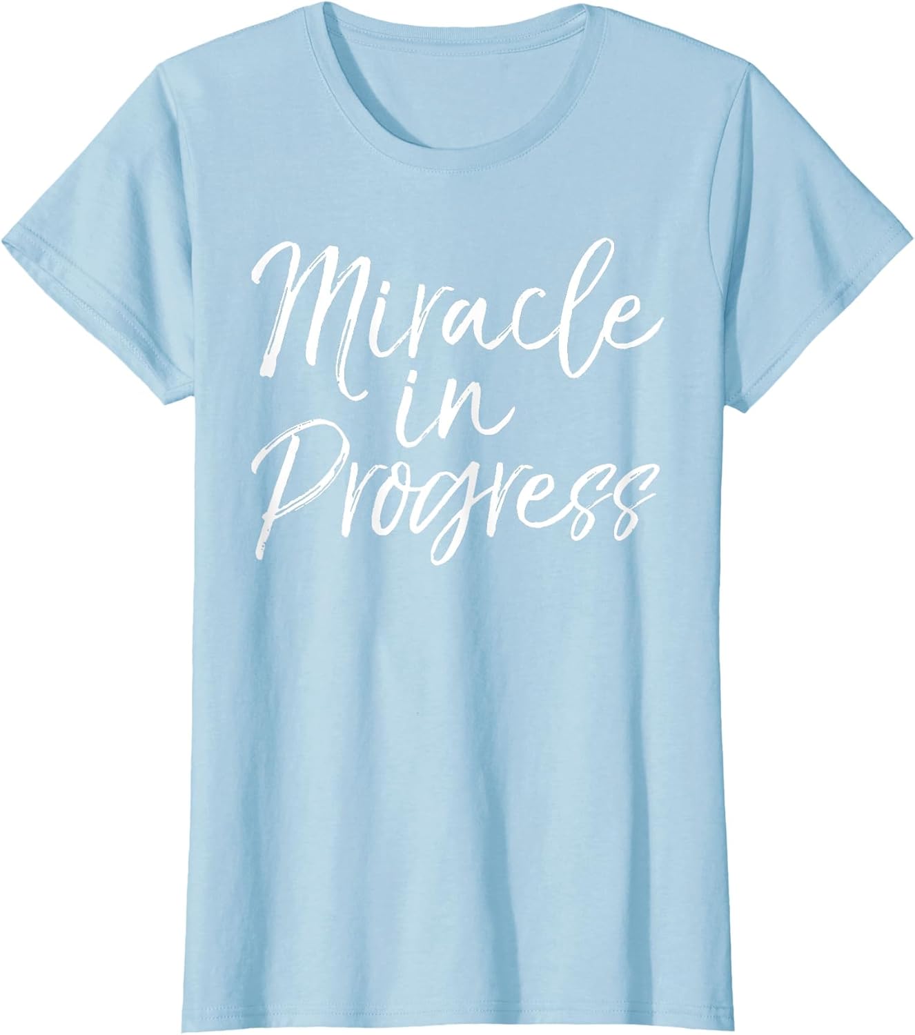 Miracle in Progress Shirt Christian Pregnant Mother