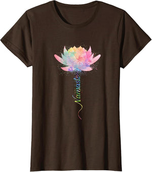 Lotus Flower Namaste Yoga Watercolor Meditation Zen Bohemian