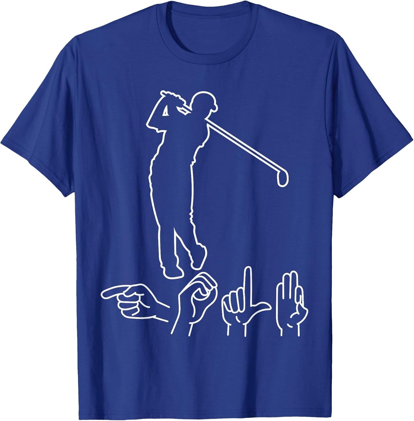 Golf ASL Golfer American Sign Language Golfing