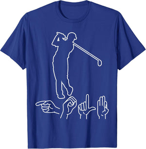 Golf ASL Golfer American Sign Language Golfing