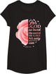 John 3:16 Pink Flower Christian Sayings Women Gifts Mom Her