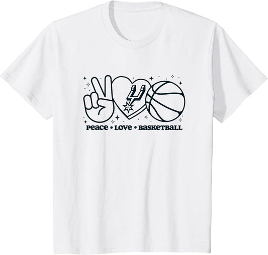 NBA San Antonio Spurs Peace Love Basketball