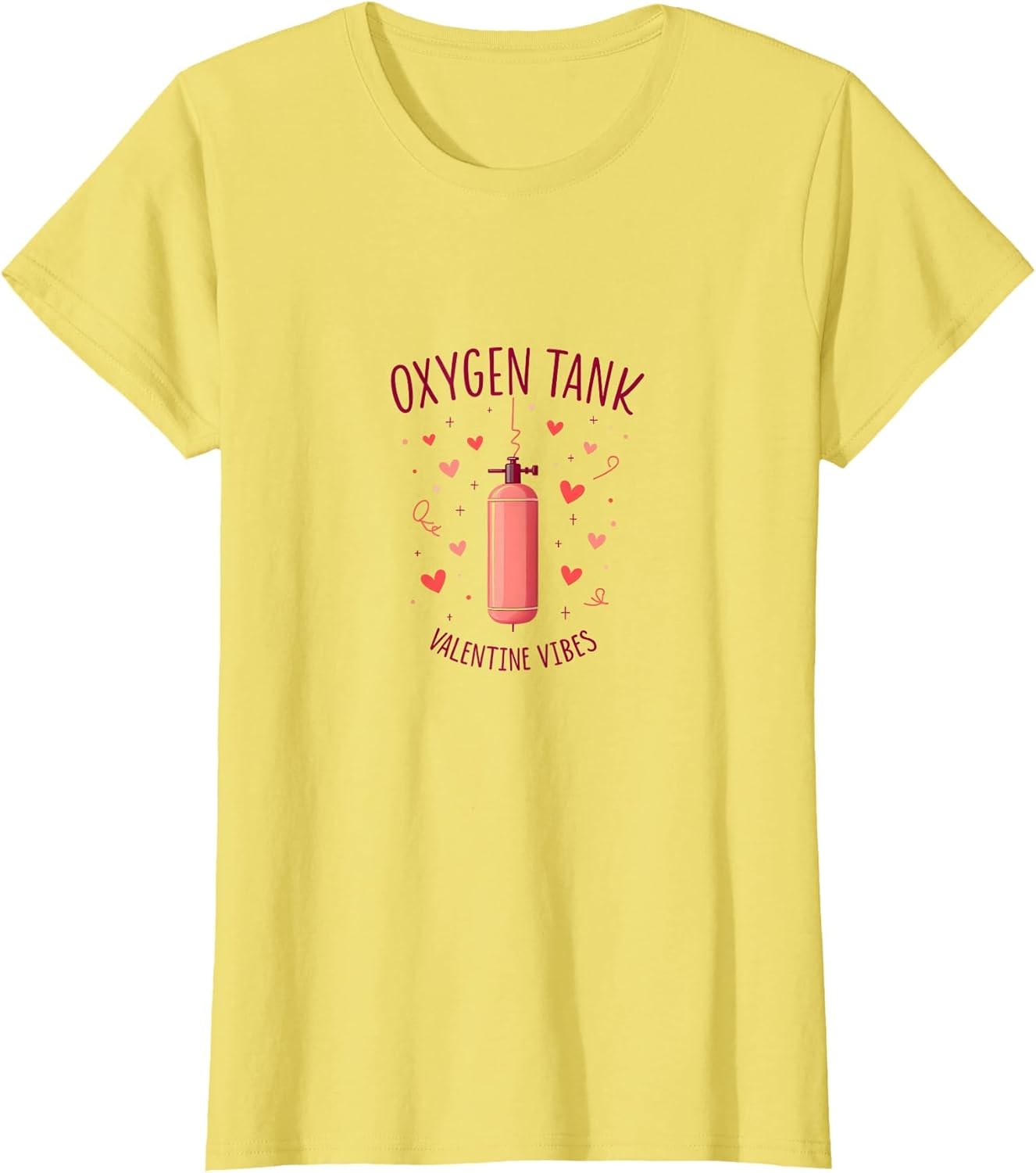 Oxygen Tank Valentine Vibes Medical Love Design