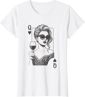 Queen of Hearts Playing Card Deck Women Vintage