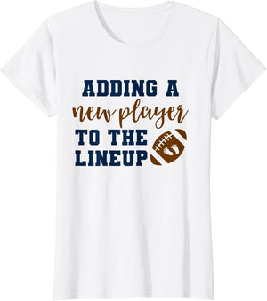 Football Pregnancy Announcement Shirt Fall Baby Reveal