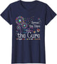 Fight Cancer in All and Everyday Colors Ribbons Flower Heart