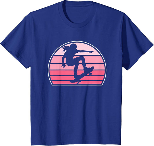 Cute Skater Skateboard Skateboarding Skating Women Girls