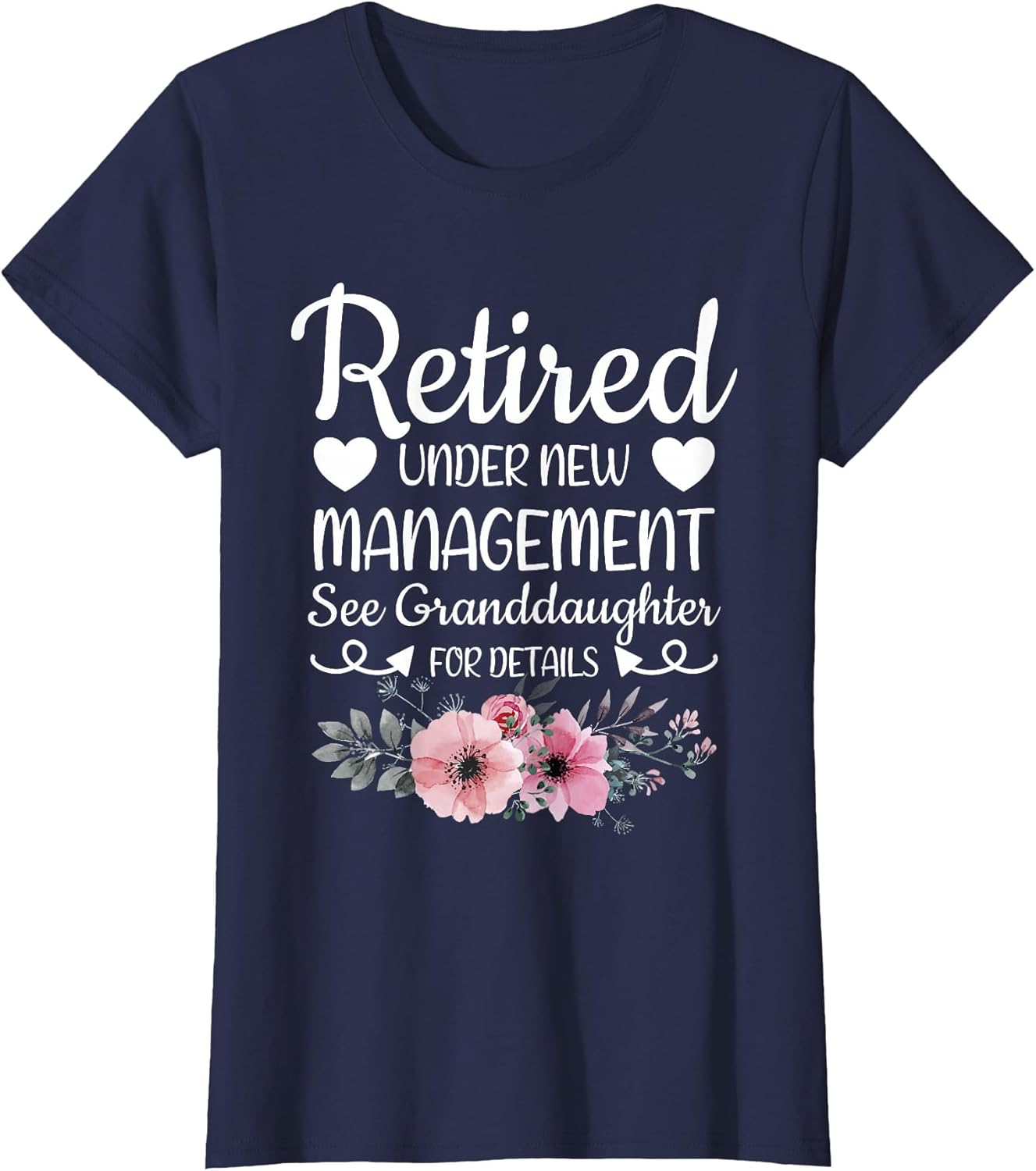 Retired Under New Management Granddaughter Grandma Grandpa