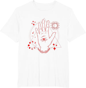 Occult Hand Sacred Geometry Witchcraft Mystic Blackcraft