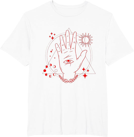 Occult Hand Sacred Geometry Witchcraft Mystic Blackcraft