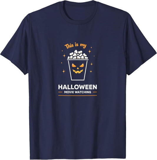 Halloween Movie Watching Popcorn Bucket Pumpkin Face