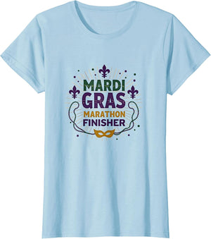 Mardi Gras Marathon Finisher Celebration Design