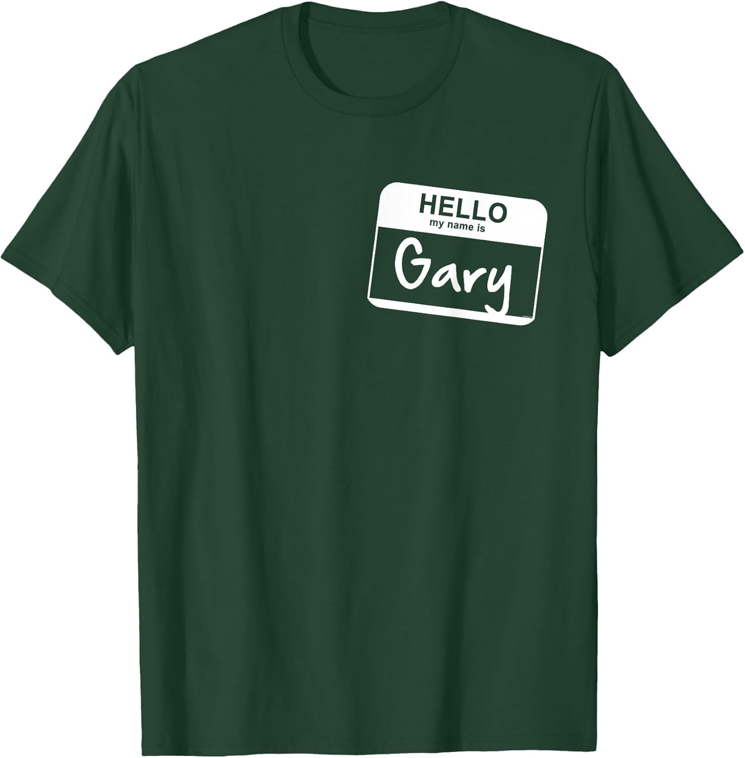 Hello My Name is Gary - Funny Name Tag Personalized