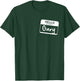 Hello My Name is Gary - Funny Name Tag Personalized