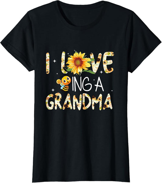 I Love Being A Grandma Sunflower Bee Mother's Day