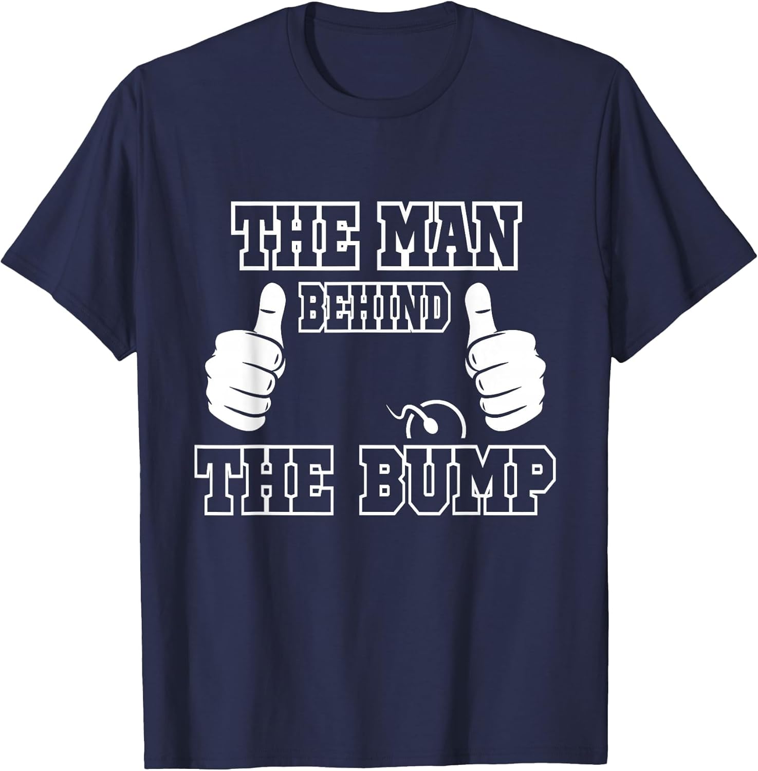 The Man Behind The Bump Baby Shower Shirts for Mom and Dad