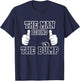 The Man Behind The Bump Baby Shower Shirts for Mom and Dad