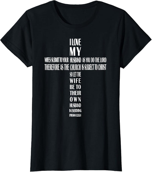 I Love My Husband Cross