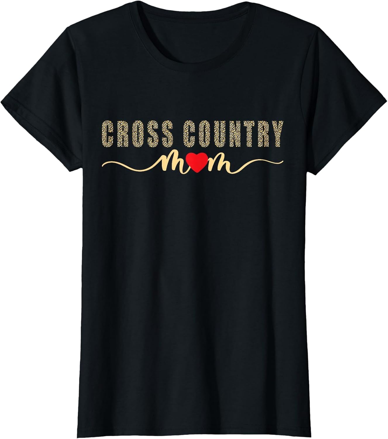 Cross Country Mom XC Funny Running Runner Leopard Mother