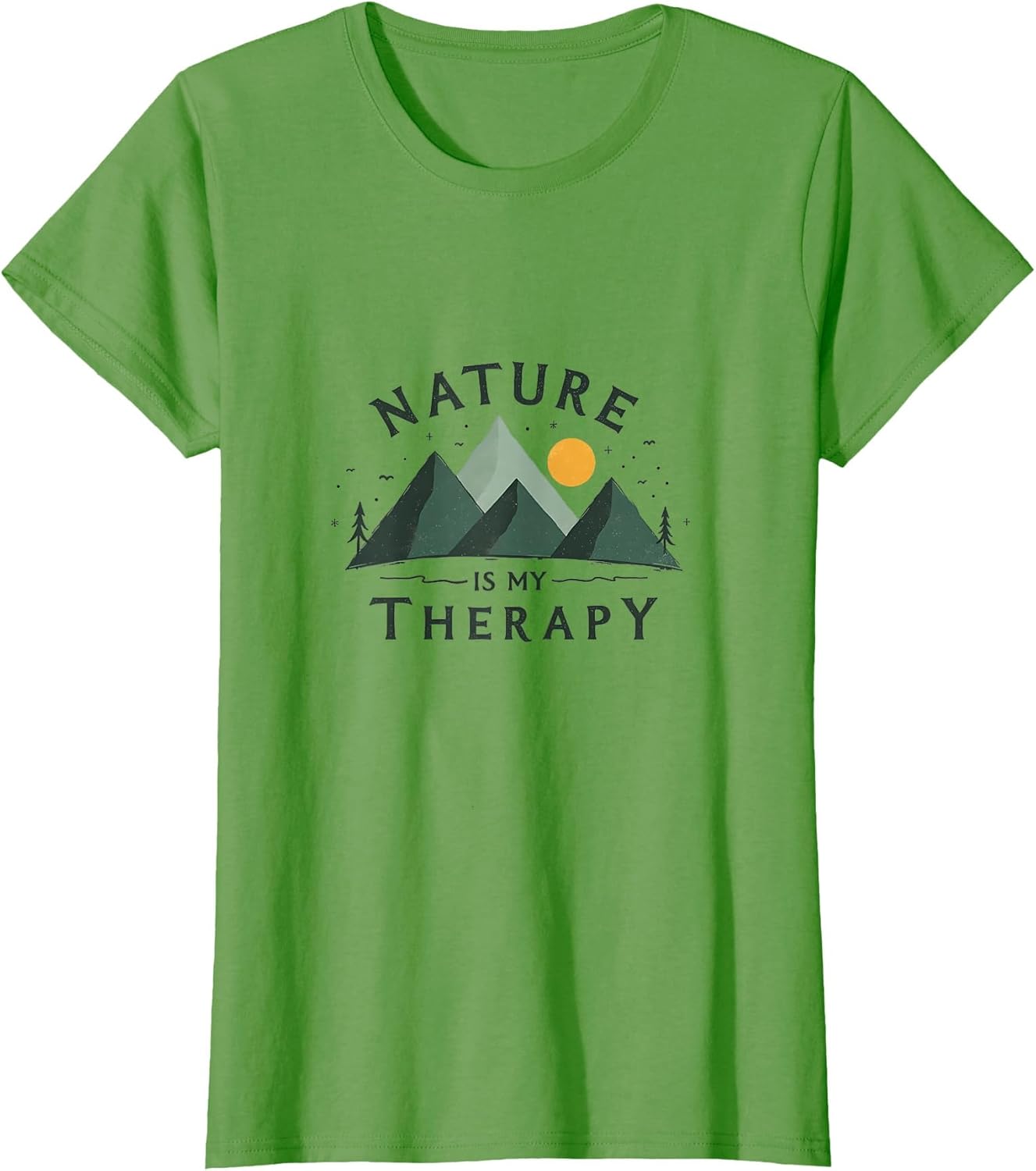 Nature Is My Therapy Hiking Adventure Design