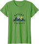 Nature Is My Therapy Hiking Adventure Design