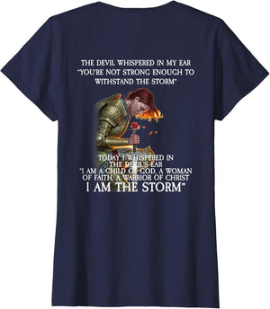 I Am A Child of God A Woman of Faith Design on Back