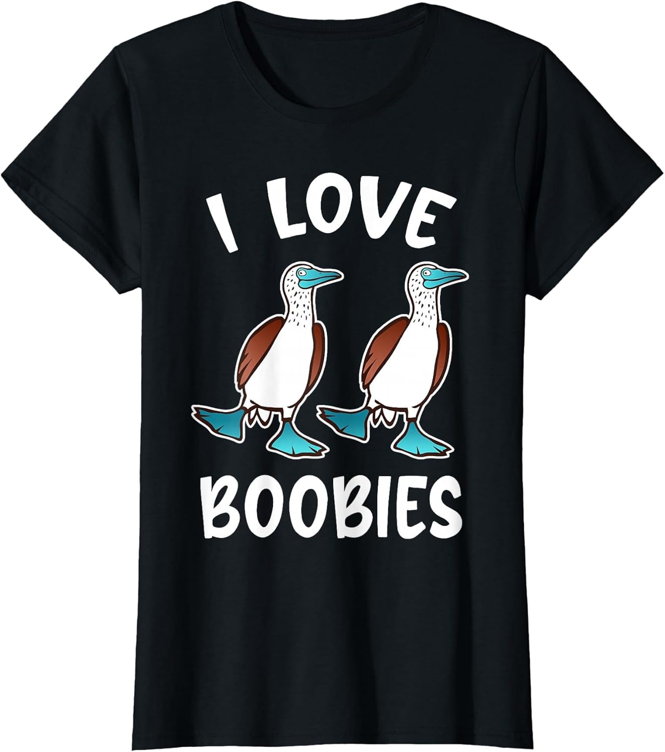 Funny I Love Boobies Gift Design for Birdwatchers